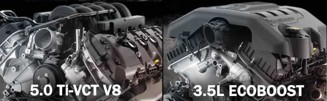 F150 5Litre V8 & 3.5L EcoBoost engines